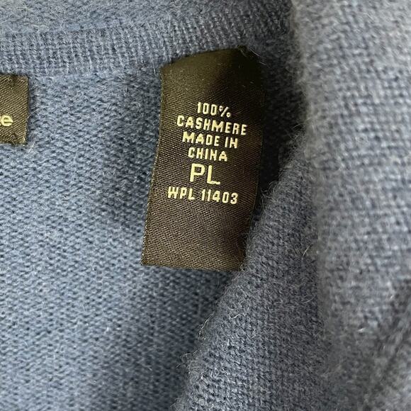 Lord & Taylor 100% Two-Ply Cashmere Full Zip Hoodie Women's Size LP Quiet Luxury - Picture 10 of 12